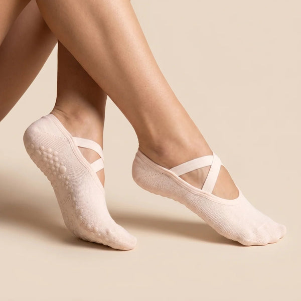 Ballet Grip Socks - Soft Bloom - eovii