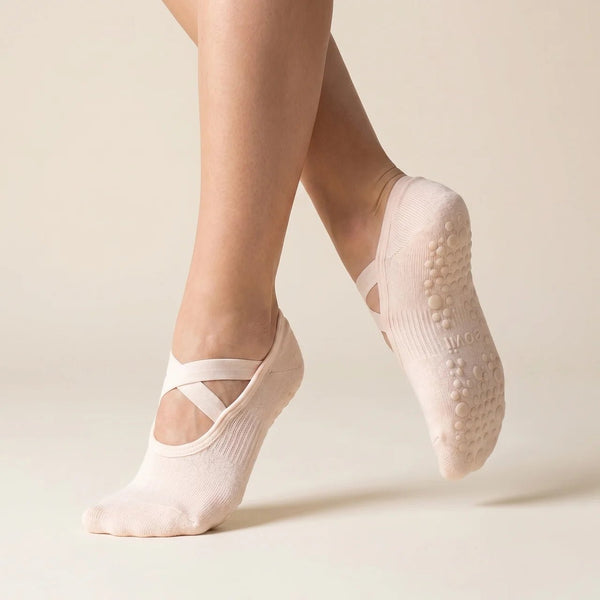 Ballet Grip Socks - Soft Bloom - eovii