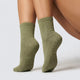 Cozy Crew Grip Socks - Olive Sage