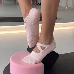 Ballet Grip Socks - Soft Bloom